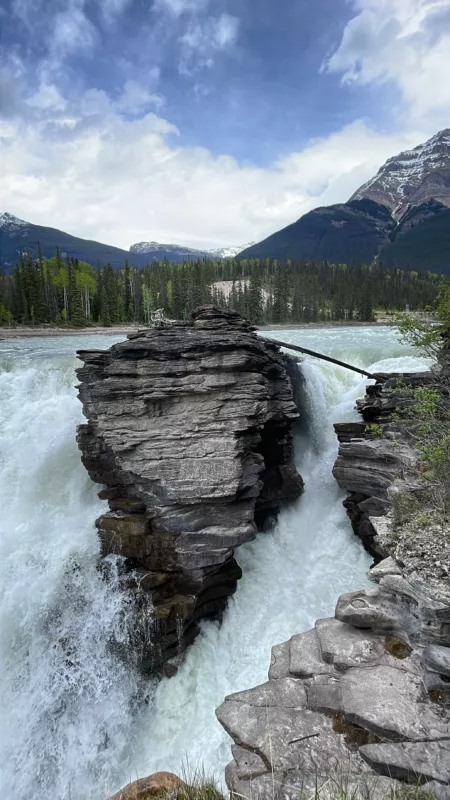 Athabasca Falls | Parc National Jasper | Alberta | Canada | Trans Canada | Le Monde de Chloé | Randonnée | Voyage Aventure