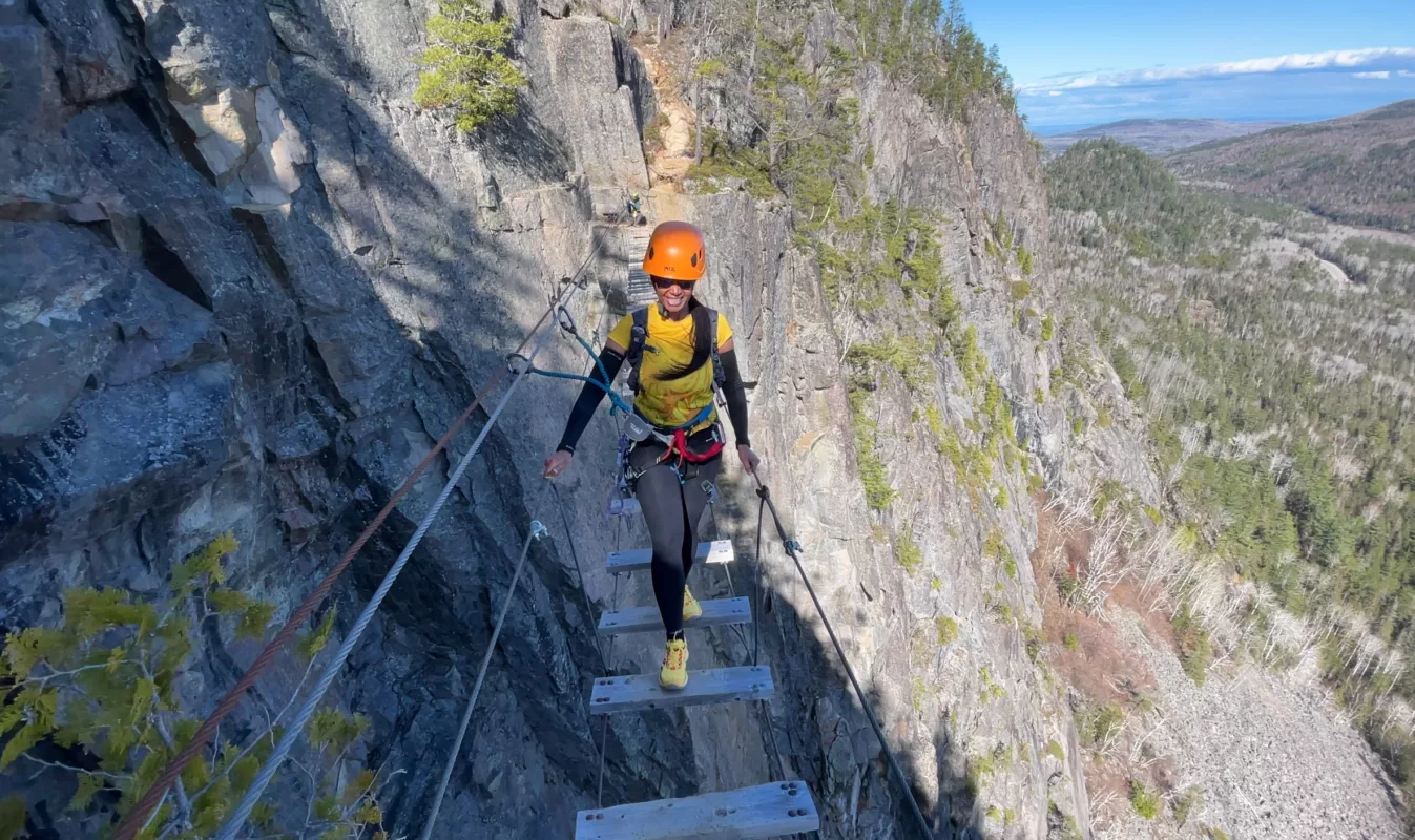 Parc aventure Les Palissades à Chevoix | Via-Ferrata | Canada | Trans Canada | Transcanadienne | Voyage Aventure | Le Monde de Chloé