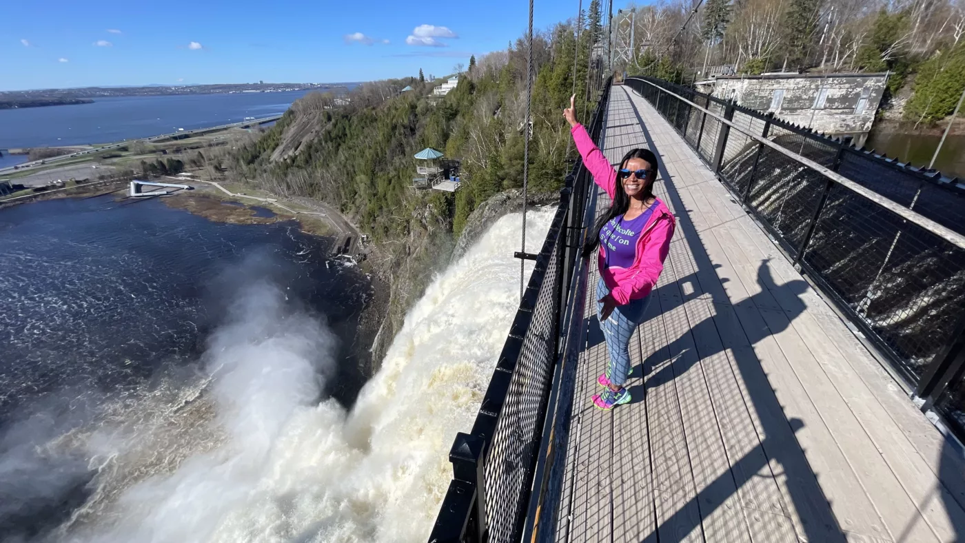 Chute de Montmorency | Bonjour Québec | Vieux Québec | Ville de Québec | Canada | Trans Canada | Transcanadienne | Voyage Aventure | Le Monde de Chloé