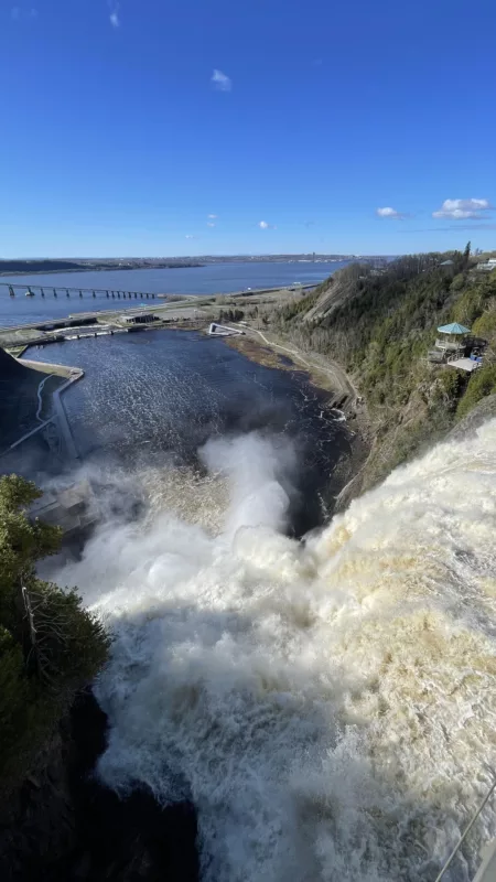 Chute de Montmorency | Bonjour Québec | Vieux Québec | Ville de Québec | Canada | Trans Canada | Transcanadienne | Voyage Aventure | Le Monde de Chloé